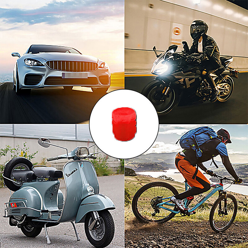 Univerzalni svjetleći poklopci ventila Noćni svjetleći dekor guma za automobile za Geely Geometry C Mg4 Moto dodaci Hyundai poklopci ventila za gume