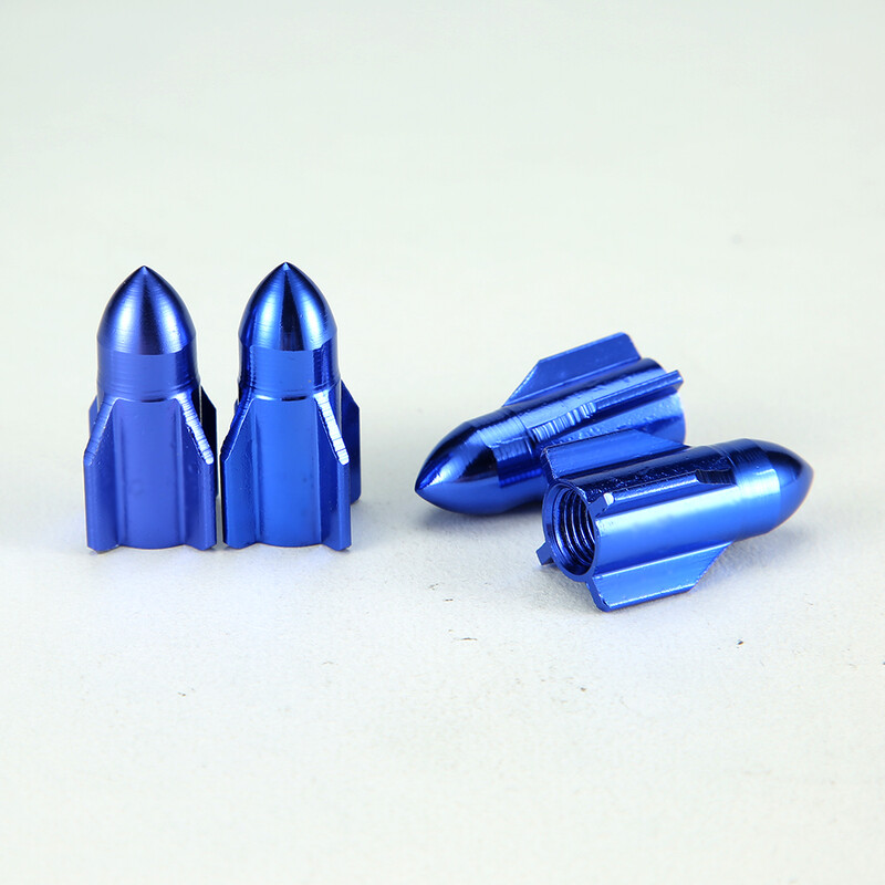 AUTCOAT 4Pcs/Set Aluminijske kapice ventila za gume za automobile, kamione, motocikle Gume za kotače automobila Ventili Zračne kapice za osovine guma