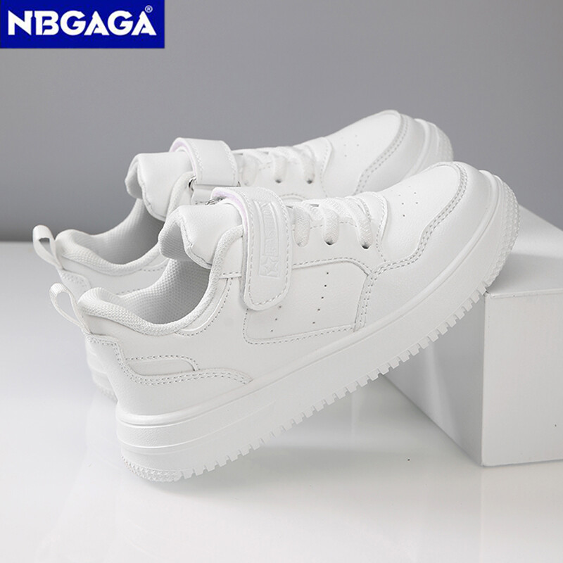 Παιδικά αθλητικά παπούτσια για αγόρια casual παπούτσια Μαύρα δερμάτινα ίσια μαθητικά παπούτσια για περπάτημα Αντιολισθητικά κορίτσια ελαφριά αθλητικά παπούτσια τένις