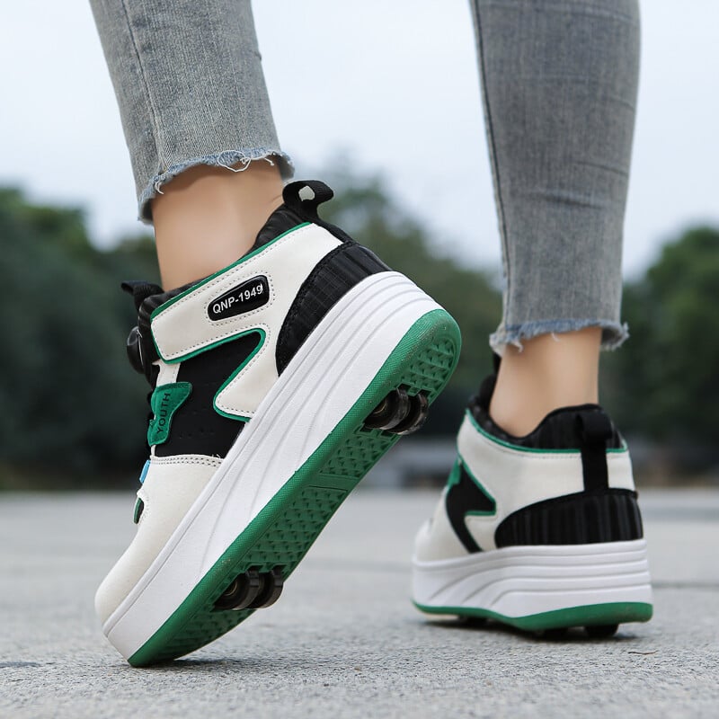 Studentske dječje cipele s četiri kotača, lagane cipele, nevidljive cipele za dječake, velike veličine, cipele za hodanje na otvorenom, ženske