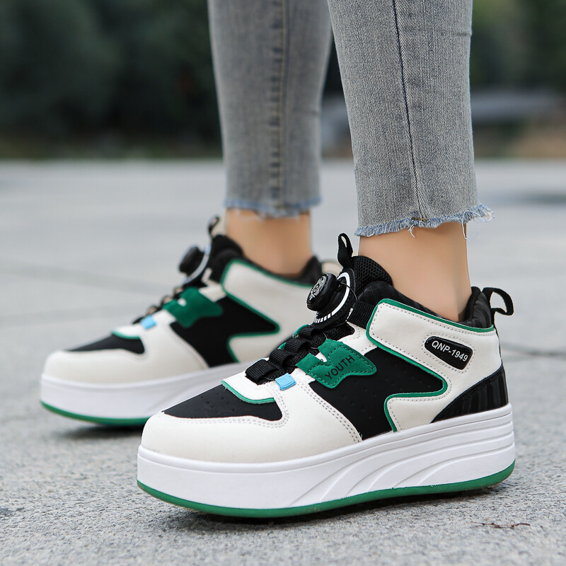 Studentske dječje cipele s četiri kotača, lagane cipele, nevidljive cipele za dječake, velike veličine, cipele za hodanje na otvorenom, ženske