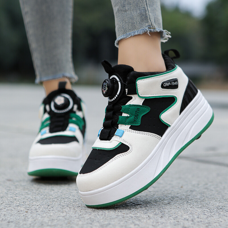 Studentske dječje cipele s četiri kotača, lagane cipele, nevidljive cipele za dječake, velike veličine, cipele za hodanje na otvorenom, ženske