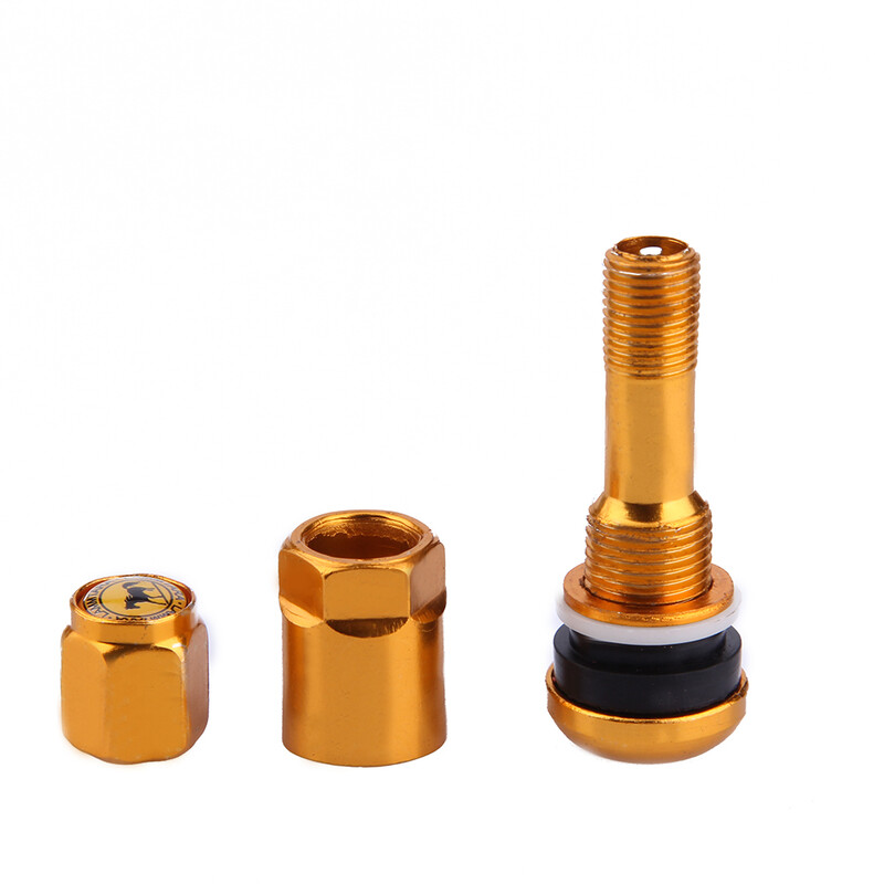 4vnt automobilių bekamerių ratų padangų vožtuvų kotai Universalūs metaliniai automobilių motociklų bekameriai ratų padangų vožtuvų kotai