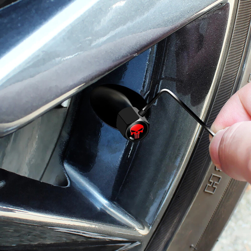 Vargusvastased klapikorgid alumiiniumist koljuklapi varrekorgid tolmukindla varre rehvi ratta katted Nipli kork auto mootorratta jalgrattale