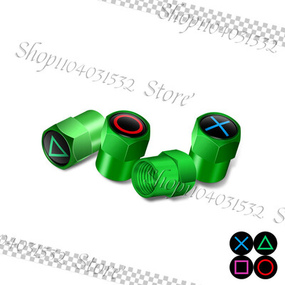 4PCS/Set Anime Game Design Amblem Kotači automobila Kapice ventila za gume Navlake za naplatke Otporne na prašinu Za Auto Bicikl Motocikl Univerzalni Dekor