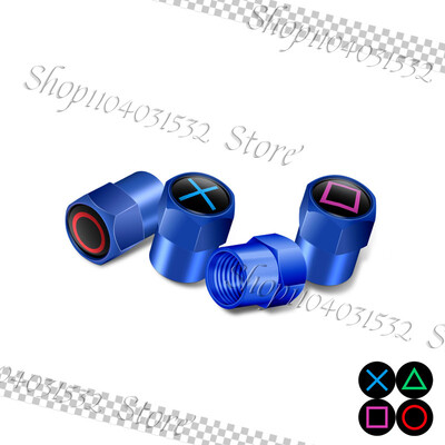 4PCS/Set Anime Game Design Amblem Kotači automobila Kapice ventila za gume Navlake za naplatke Otporne na prašinu Za Auto Bicikl Motocikl Univerzalni Dekor