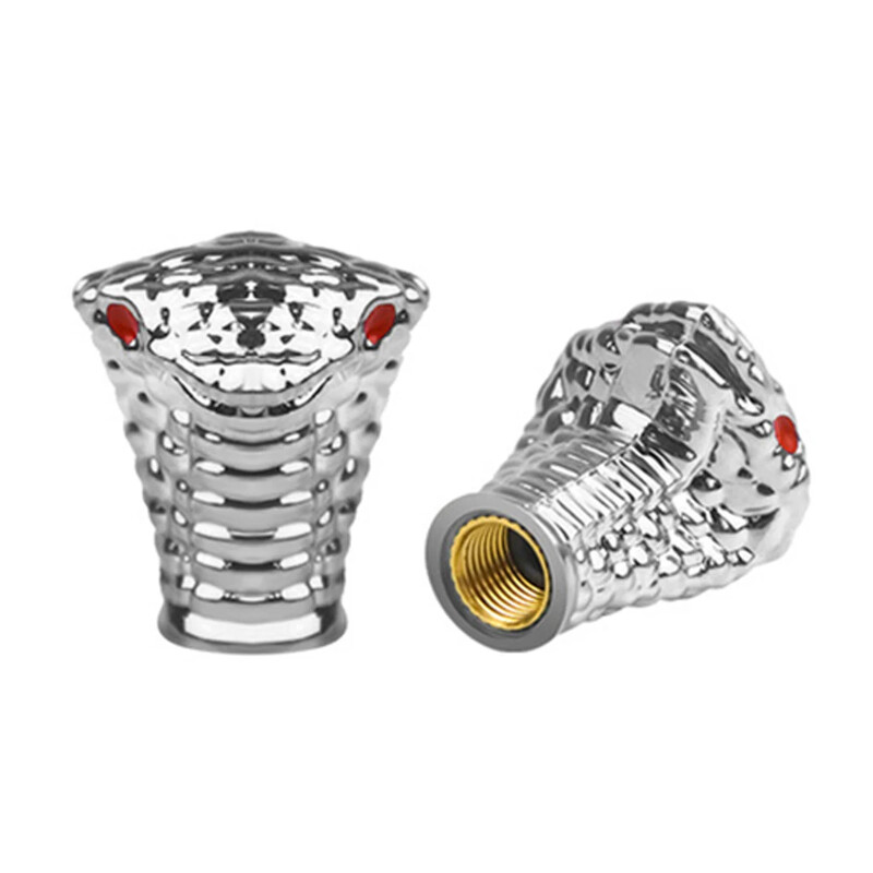 Snake Head Styling autorehvi kork Decor Rattarehvi klapikork Isikupärastatud Snake roostekindla katte klapi korgid Autorehvide tarvikud