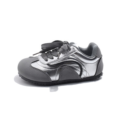 Bērnu kedas meitenēm Modes Jauns Unisex Bērnu Sporta Apavi Patchwork Trend Zēni Causal Skolas Skriešanas Kurpes Bēšs Pelēks