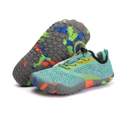 Bērnu ūdens apavi Quick Dry Beach Basefoot Water Shoes Zēns Meitene Drenāžas Peld Sandales Niršana Laivošana Sērfings Sports Vašanas kedas