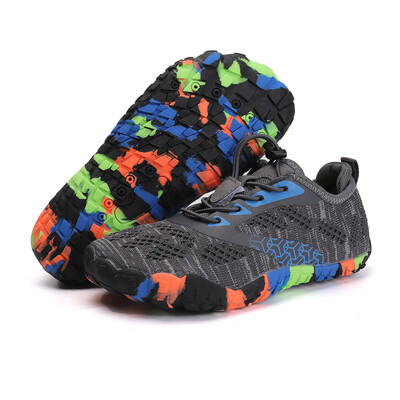 Bērnu ūdens apavi Quick Dry Beach Basefoot Water Shoes Zēns Meitene Drenāžas Peld Sandales Niršana Laivošana Sērfings Sports Vašanas kedas