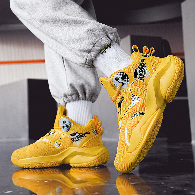 Visokokvalitetne bež košarkaške tenisice s platformom, prozračne mrežaste košarkaške tenisice, muške udobne, velike veličine 48, originalne muške tenisice