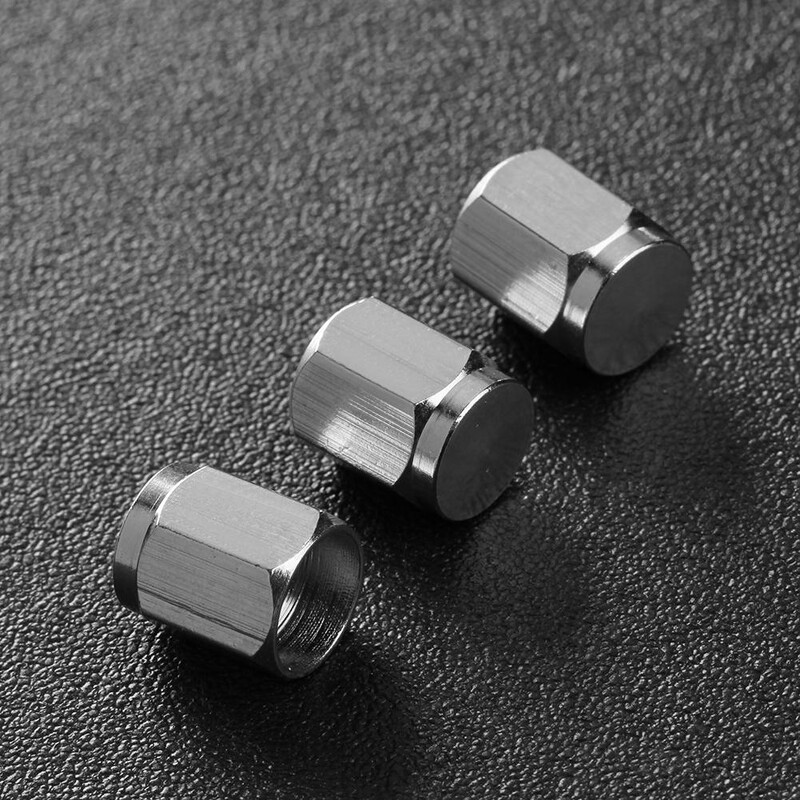 10tk Universaalne kroomitud vask auto mootorratta ratta rehvi klapi varre korgid tolmukatted kaas veoauto mootorratas TOYOTA HONDA jaoks