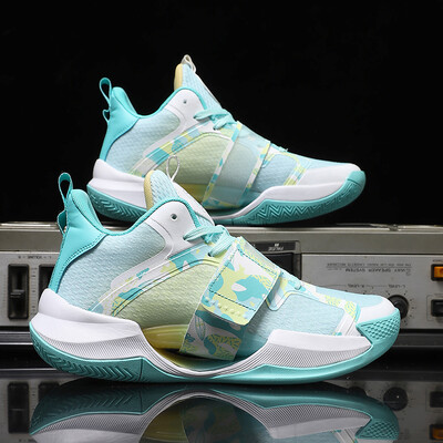 Vīriešu basketbola apavi bērniem sievietēm augstas kvalitātes atstarojoši groza zābaki Zīmola dizaina kedas Oriģināls treniņu sporta apavi vīriešiem