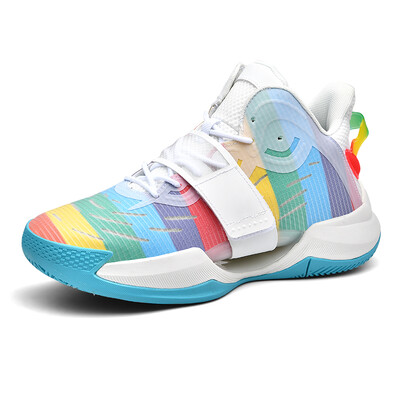 Vīriešu basketbola apavi bērniem sievietēm augstas kvalitātes atstarojoši groza zābaki Zīmola dizaina kedas Oriģināls treniņu sporta apavi vīriešiem