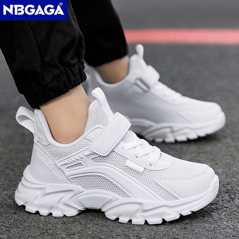 Lagane dječje crne tenisice Prozračna mreža za dječake Školske cipele za ležerno hodanje Neklizajuće Sportske tenisice za trčanje za djevojčice