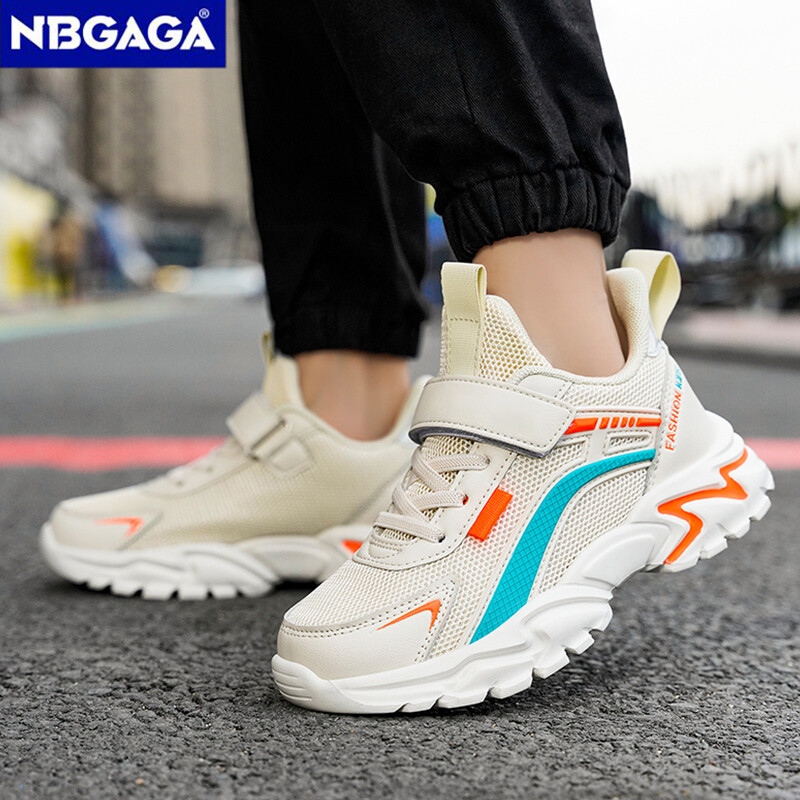 Lagane dječje crne tenisice Prozračna mreža za dječake Školske cipele za ležerno hodanje Neklizajuće Sportske tenisice za trčanje za djevojčice