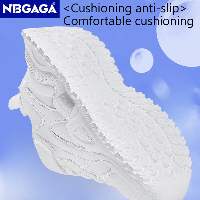 Λευκά παιδικά δερμάτινα casual παπούτσια για αγόρια κορίτσια Αθλητικά αθλητικά παπούτσια εξωτερικού χώρου για τρέξιμο με αναπνεύσιμο πλέγμα Παιδικά σχολικά αθλήματα πεζοπορίας αντιολισθητικά