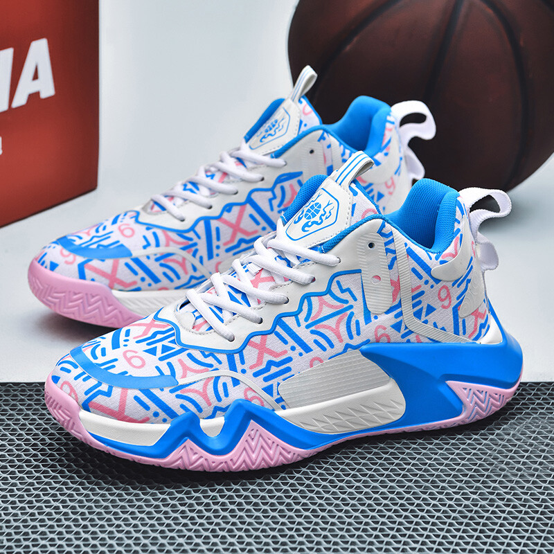 2023 Νέα Ανδρικά αθλητικά παπούτσια μπάσκετ υψηλής ποιότητας Streetwear Hip Hop Purple Ανδρικά Αντιολισθητικά αθλητικά ανδρικά παπούτσια γυμναστικής