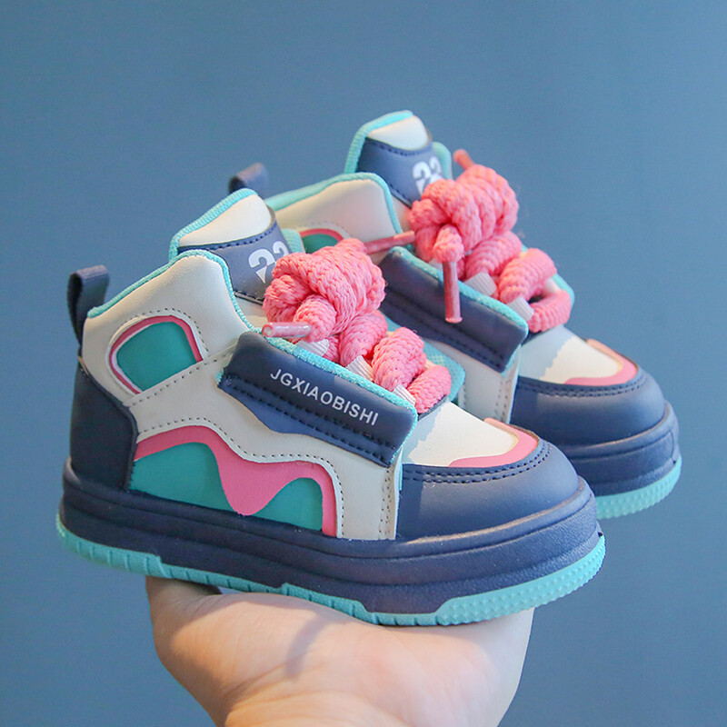 Dječja proljetna jesen Nova sportska obuća za dječake Ležerne trendovske cipele Visoke cipele za djevojčice Modne dopaminske tenisice za trčanje Tenisice