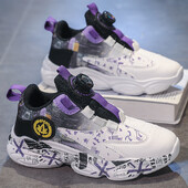 Γυναικεία μοντέρνα casual υποδήματα φθινοπωρινά δημοφιλή Ανδρικά παπούτσια μπάσκετ με περιστροφική πόρπη για ζευγάρια Ελαφρύ αναπνεύσιμο αθλητικό παπούτσια