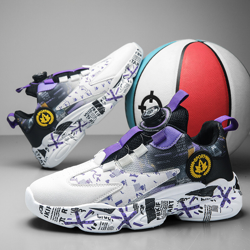 Γυναικεία μοντέρνα casual υποδήματα φθινοπωρινά δημοφιλή Ανδρικά παπούτσια μπάσκετ με περιστροφική πόρπη για ζευγάρια Ελαφρύ αναπνεύσιμο αθλητικό παπούτσια