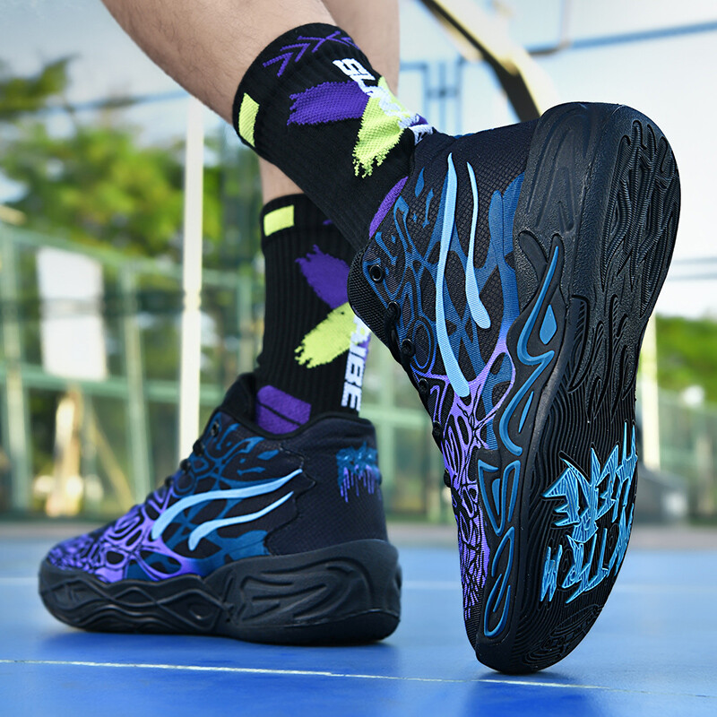 Modno dizajnirane muške košarkaške tenisice Visokokvalitetne prozračne tenisice s platformom za vanjske profesionalne sportske tenisice Košarkaške muške