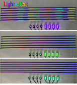 Skirta 22 In1LED Symphony Strip Automobilių priedai RBG 64 spalvų automobilio Aplinkos interjeras Akrilo juostelės kreiptuvas Fiber Optic Salono apšvietimas