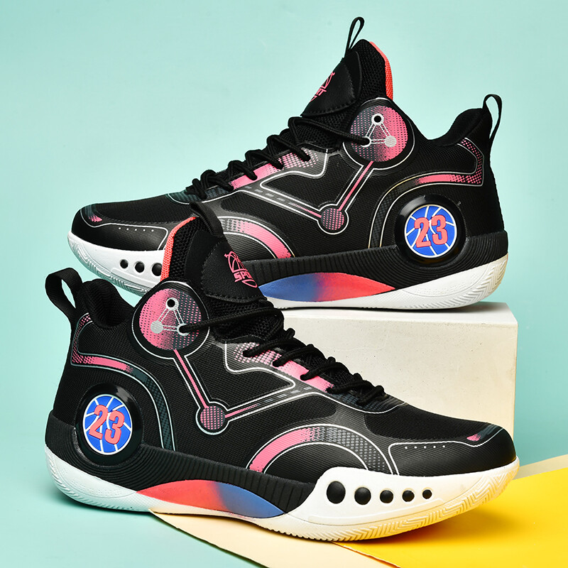 Νέα παπούτσια μπάσκετ μόδας για ανδρικά ελαφριά, αναπνεύσιμα για γυναικεία αθλητικά παπούτσια, αντιολισθητικά και αθλητικά παπούτσια που απορροφούν τους κραδασμούς