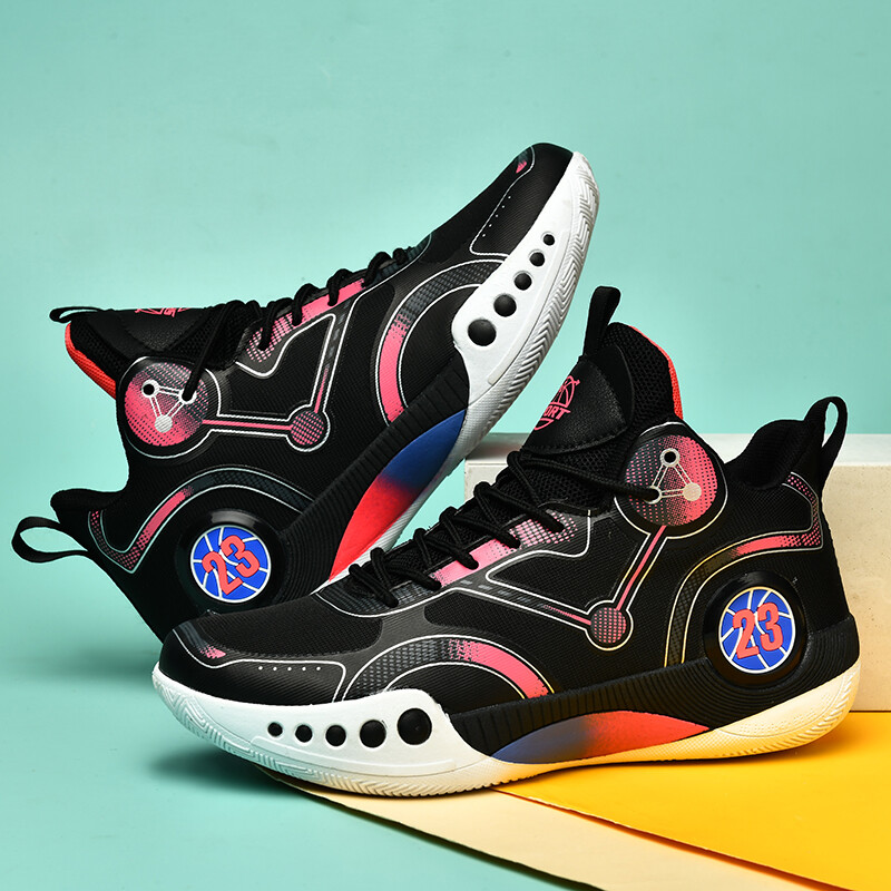 Νέα παπούτσια μπάσκετ μόδας για ανδρικά ελαφριά, αναπνεύσιμα για γυναικεία αθλητικά παπούτσια, αντιολισθητικά και αθλητικά παπούτσια που απορροφούν τους κραδασμούς