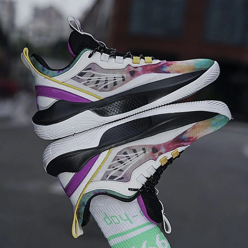 Υψηλής ποιότητας παπούτσια μπάσκετ, επώνυμη σχεδίαση, αθλητικά παπούτσια προπόνησης Αθλητικά παπούτσια εξωτερικού χώρου Ανδρικά δικτυωτά αντιολισθητική αντικραδασμική προστασία