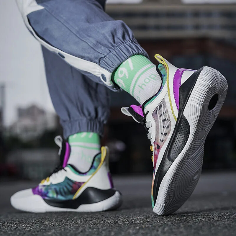 Υψηλής ποιότητας παπούτσια μπάσκετ, επώνυμη σχεδίαση, αθλητικά παπούτσια προπόνησης Αθλητικά παπούτσια εξωτερικού χώρου Ανδρικά δικτυωτά αντιολισθητική αντικραδασμική προστασία