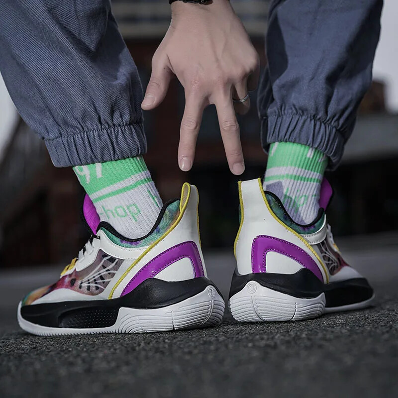 Υψηλής ποιότητας παπούτσια μπάσκετ, επώνυμη σχεδίαση, αθλητικά παπούτσια προπόνησης Αθλητικά παπούτσια εξωτερικού χώρου Ανδρικά δικτυωτά αντιολισθητική αντικραδασμική προστασία