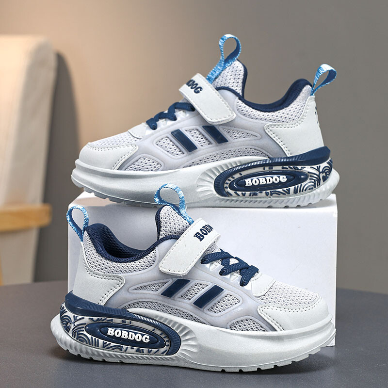 Luksuzne dječje cipele Tenisice za dječake Modni dizajn Udobne dječje ležerne tenisice Crne mrežaste sportske tenisice za dječake