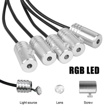 Λωρίδες LED 12V 6m RGB Εσωτερικό Φωτιστικό Αυτοκινήτου Φωτιστικό Περιβάλλοντος Διακοσμητικό Φακοί Οπτικών ινών 5 Smart Control Caravan Automotive Accessories