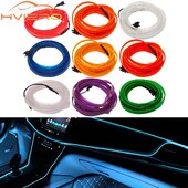 Automašīnas līnijas gaismas sloksne iekšpuse Auto durvju USB LED 12V stiepļu trose elastīga neona atmosfēra Dekoratīvās lampas piederumi Gaismas lente