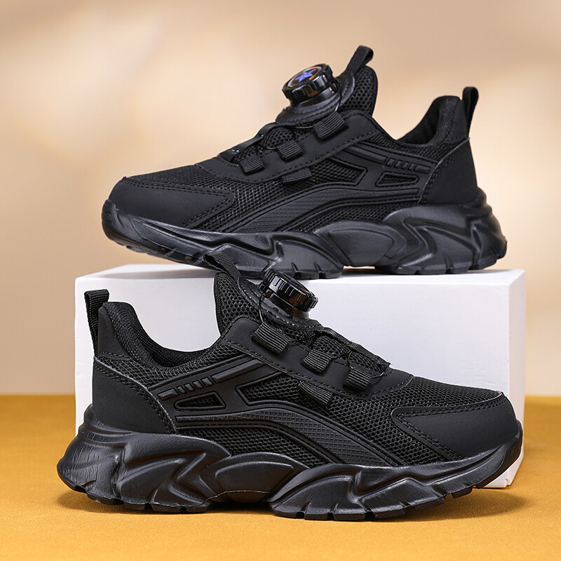 Νέα Παιδικά Αθλητικά Παπούτσια Αθλητικά Παπούτσια για αγόρι Μαύρο Διχτυωτό Καλοκαιρινό Αναπνεύσιμο Παιδικά Περιστασιακά Παπούτσια Παπούτσια για αγόρι για τρέξιμο τένις