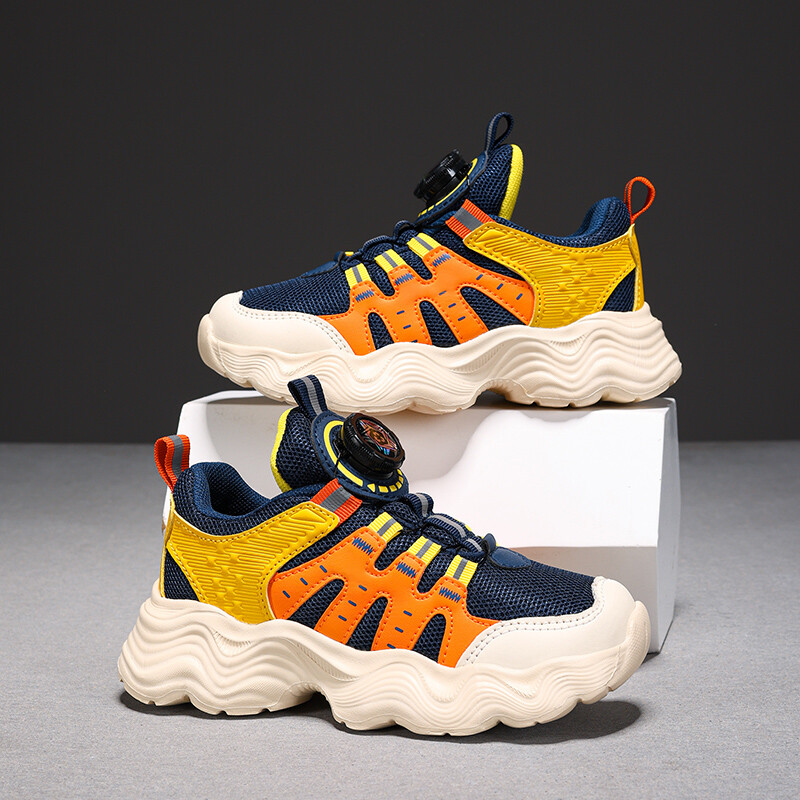 Bērnu apavi zēnu čības Modes Neslīdoši skolas sporta ikdienas sporta apavi Mīkstas zoles zēnu tenisa apavi no 4 līdz 12 gadiem