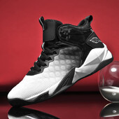 Jaunums vīriešu basketbola apavi sieta vidusdaļai treniņu bumbu apavi Ārzoles materiāls TPR pārrobežu tirdzniecība vīriešu kedas