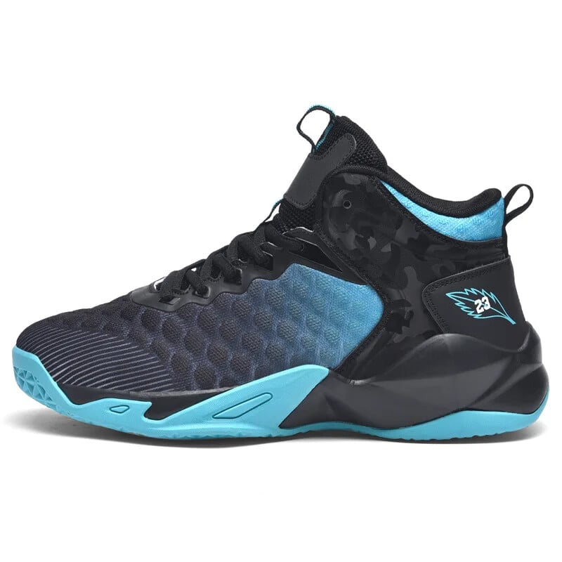 Jaunums vīriešu basketbola apavi sieta vidusdaļai treniņu bumbu apavi Ārzoles materiāls TPR pārrobežu tirdzniecība vīriešu kedas
