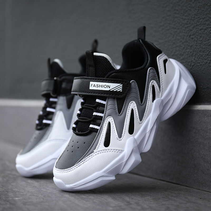 Bērnu kedas Ikdienas apavi zēniem Ādas Ērti Augstas kvalitātes Skriešanas Sports Bērnu Meiteņu Plakanie Apavi Mode