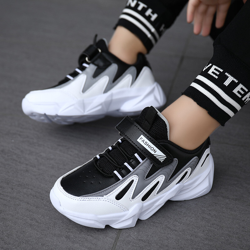 Bērnu kedas Ikdienas apavi zēniem Ādas Ērti Augstas kvalitātes Skriešanas Sports Bērnu Meiteņu Plakanie Apavi Mode