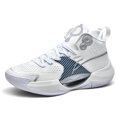 Vīriešu sieviešu basketbola apavi kedas sieta elpojoši sporta apavi pusaudžiem ērti neslīdoši sporta trenažieri 36-45 izmērs