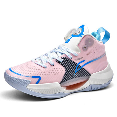Vīriešu sieviešu basketbola apavi kedas sieta elpojoši sporta apavi pusaudžiem ērti neslīdoši sporta trenažieri 36-45 izmērs