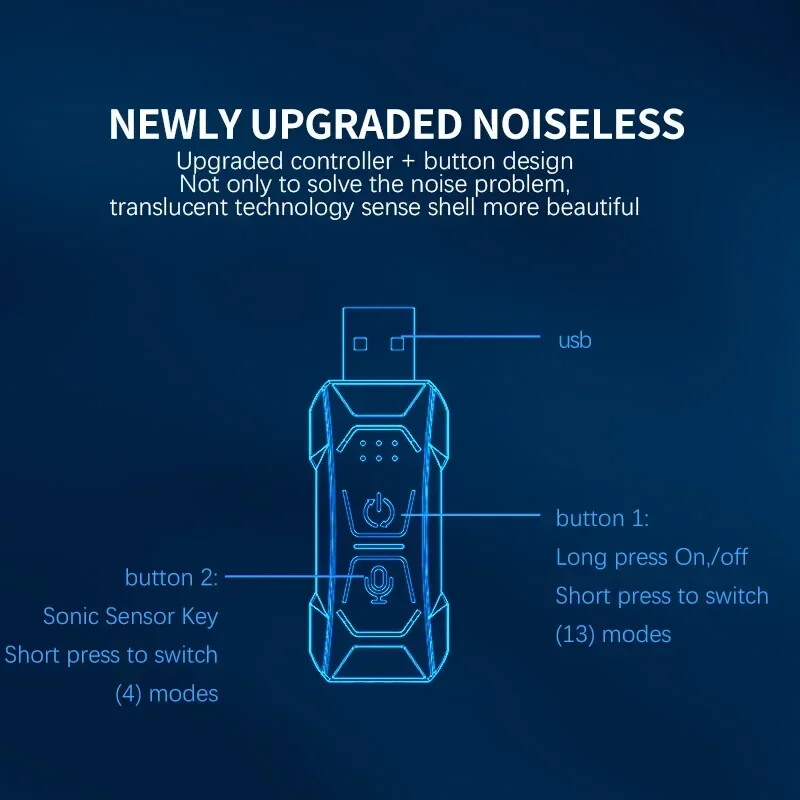 Automobilio RGB aplinkos LED šviesos juosta USB šviesolaidinė atmosfera Neoninė nematoma šviesos juosta centrinės konsolės durų apdailos lempa