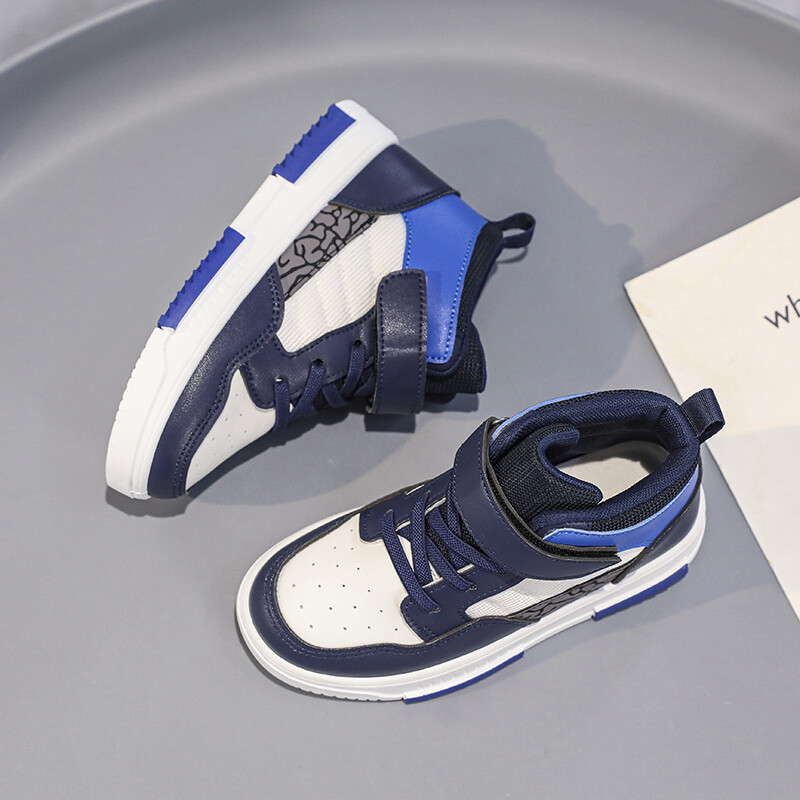 Marka Dječje cipele za dasku Visoke tenisice za dječake Djevojčice Kožna vodootporna neklizajuća sportska obuća Dječja obuća za malu djecu 28-38