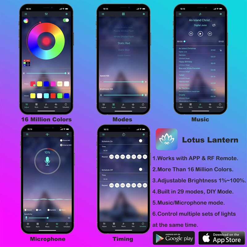 LED automobilio salono aplinkos juostiniai šviestuvai RGB šviesolaidinės atmosferos neoninio apšvietimo rinkinys su APP nuotolinio valdymo pulteliu auto dekoratyvinės lempos