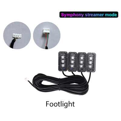 Пълни цветове Streamer Symphony LED части за околна светлина Смяна на аксесоари (3 проводника 3 пина)