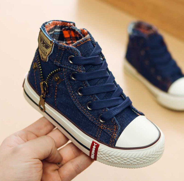 Jesen Expert Skill Dječje ležerne cipele Dječaci Djevojčice Sportske cipele Prozračne traper tenisice Dječje platnene cipele Dječje čizme