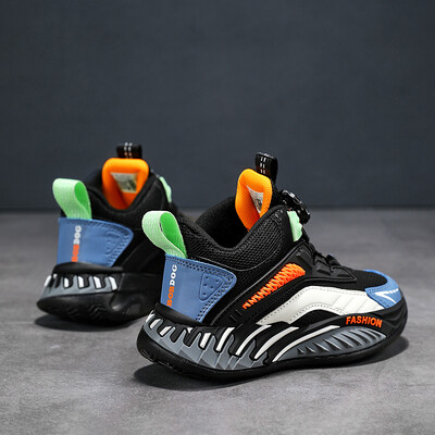 Zēnu, meiteņu kedas vieglas, neslīdošas, elpojošas sieta komforta unisex-bērnu sporta skriešanas, pastaigu sporta apavi bērniem