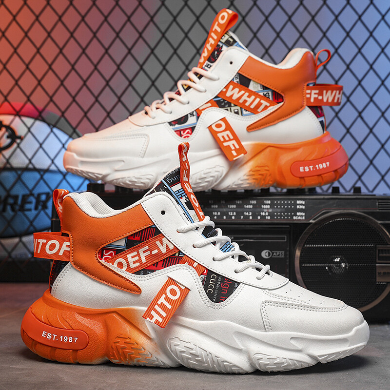 Ανδρικά αθλητικά παπούτσια Υψηλής ποιότητας Αθλητικά παπούτσια Πλατφόρμας Αναπνεύσιμα Άνετα Παπούτσια Τρεξίματος Ανδρικά παπούτσια μπάσκετ για εξωτερικούς χώρους